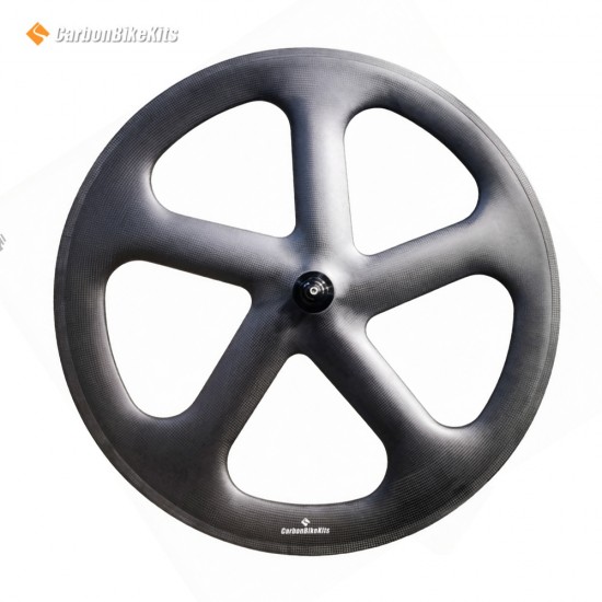 700C 24mm Wide Straight 5 Spokes Clincher / Tubular Wheel